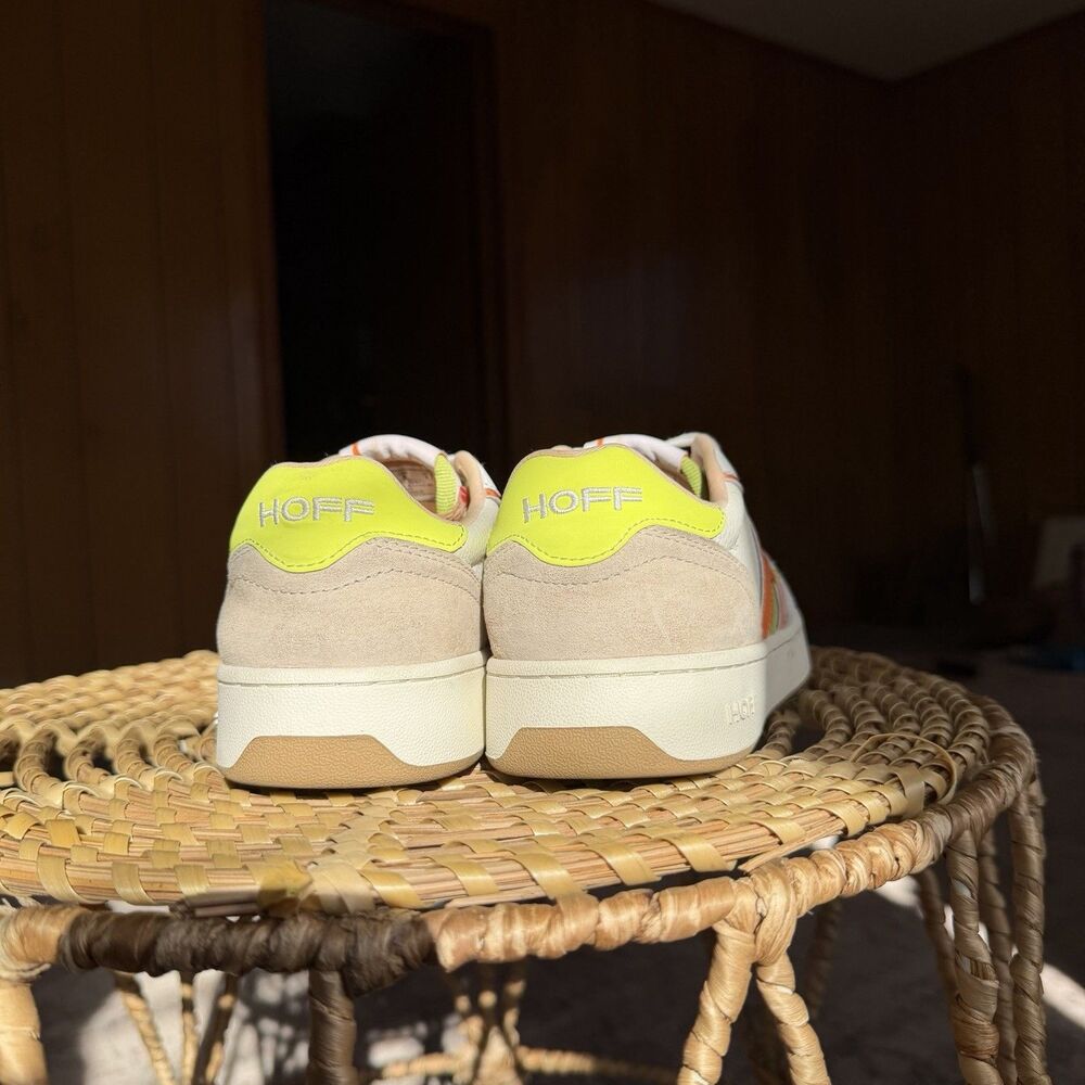 HOFF Gamla Stan Trainers Metro Fl In Multi Beige Cream Sneakers Women’s US 8 - Picture 4 of 16